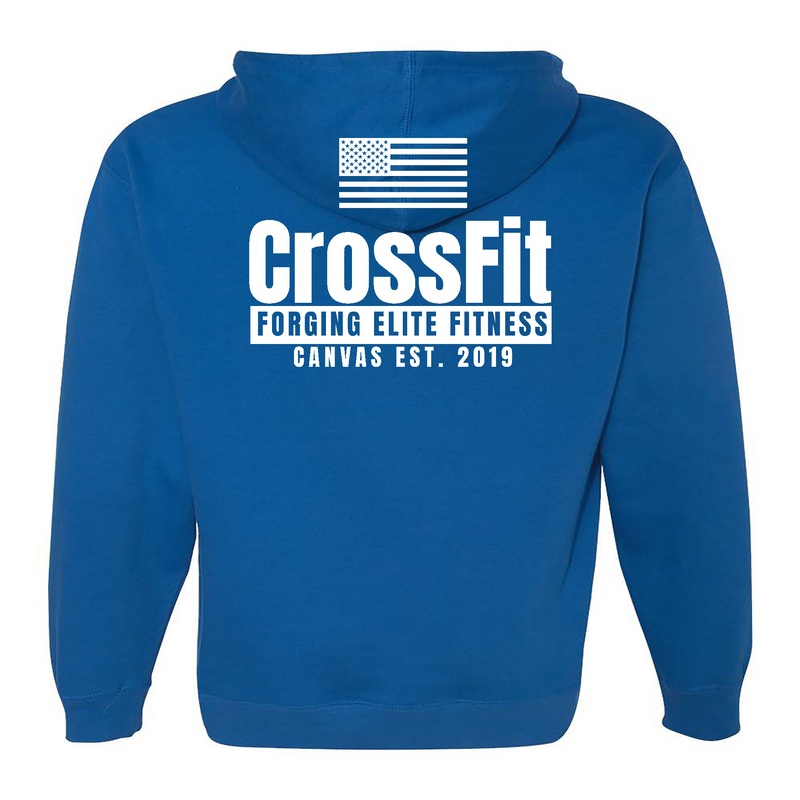 CrossFit Canvas Flag Mens - Hoodie