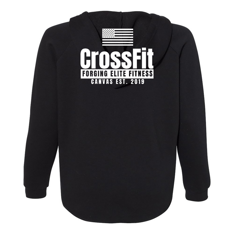 CrossFit Canvas Flag Womens - Hoodie