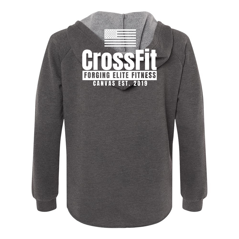 CrossFit Canvas Flag Womens - Hoodie