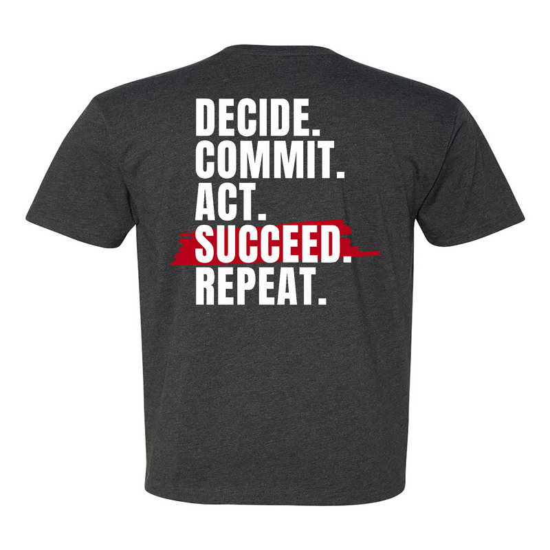 CrossFit Saskatoon Decide Commit Mens - T-Shirt