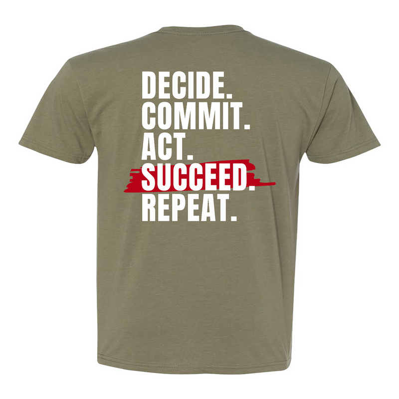 CrossFit Saskatoon Decide Commit Mens - T-Shirt