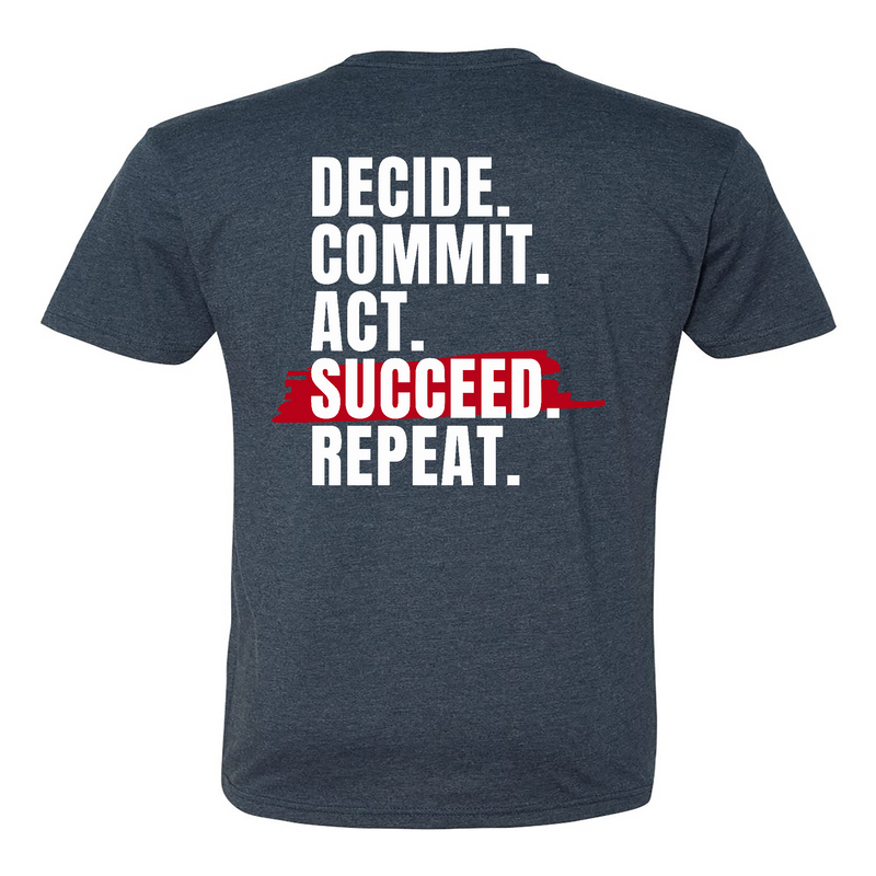 CrossFit Saskatoon Decide Commit Mens - T-Shirt