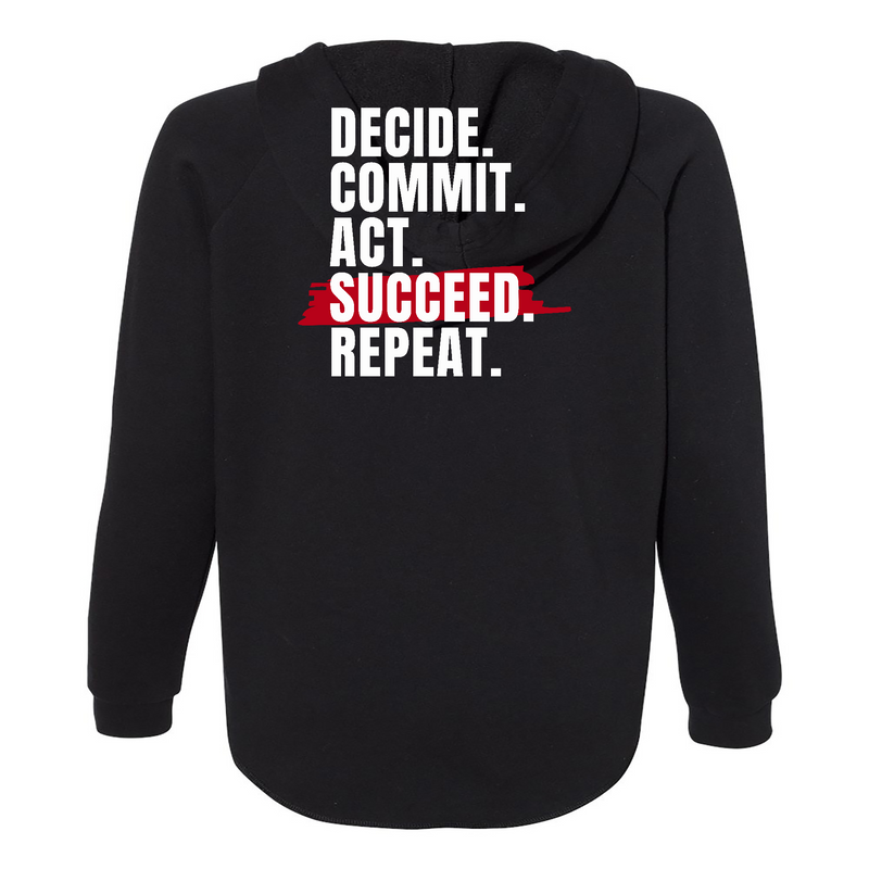 CrossFit Saskatoon Decide Commit Womens - Hoodie