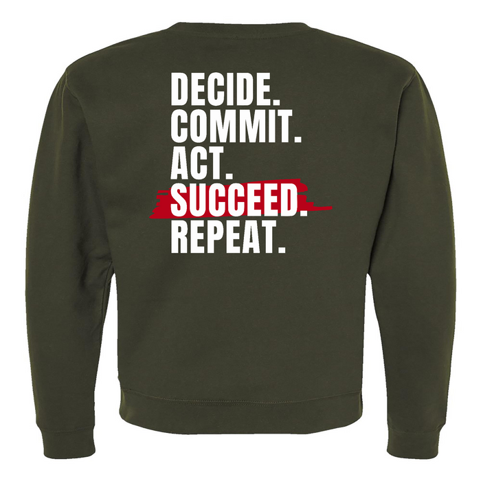 CrossFit Saskatoon Decide Commit Mens - Midweight Sweatshirt