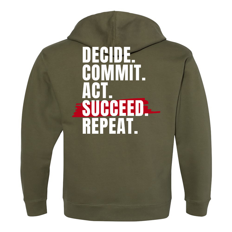 CrossFit Saskatoon Decide Commit Mens - Hoodie
