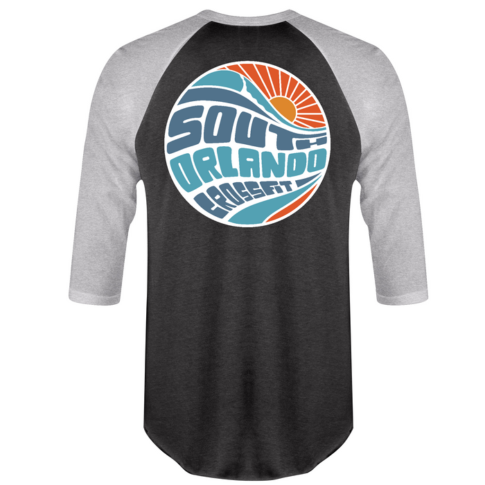 South Orlando CrossFit Surfer Mens - 3/4 Sleeve