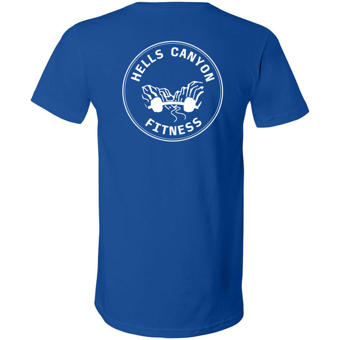 Hells Canyon CrossFit - 200 - One Color - Men's V-Neck T-Shirt