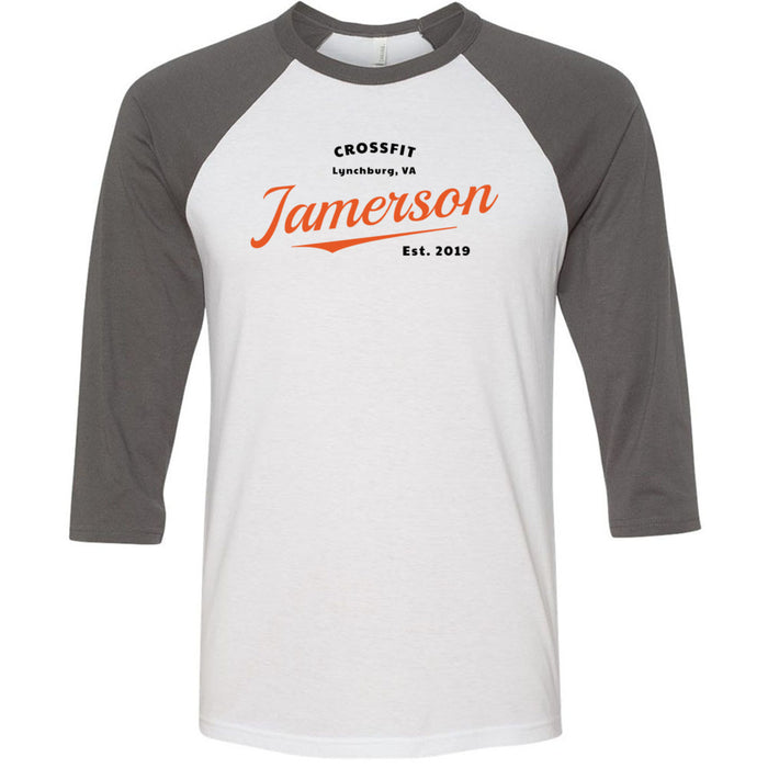 Jamerson CrossFit - 100 - Insignia 2 - Men's Baseball T-Shirt