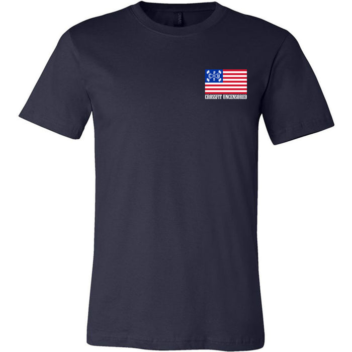 CrossFit Uncensored - 200 - Flag - Men's T-Shirt