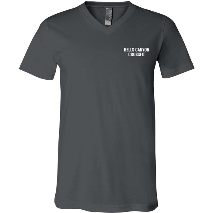 Hells Canyon CrossFit - 200 - One Color - Men's V-Neck T-Shirt