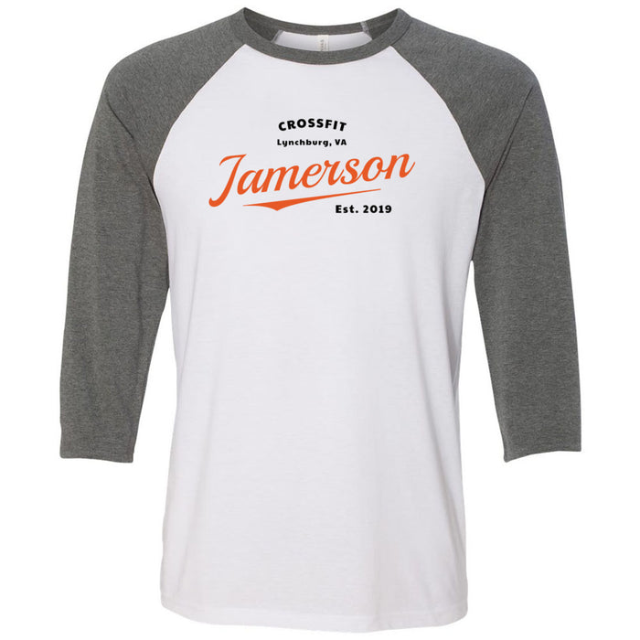 Jamerson CrossFit - 100 - Insignia 2 - Men's Baseball T-Shirt