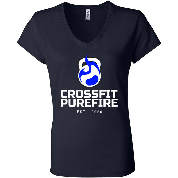 CrossFit Purefire - 100 - Standard - Women's V-Neck T-Shirt