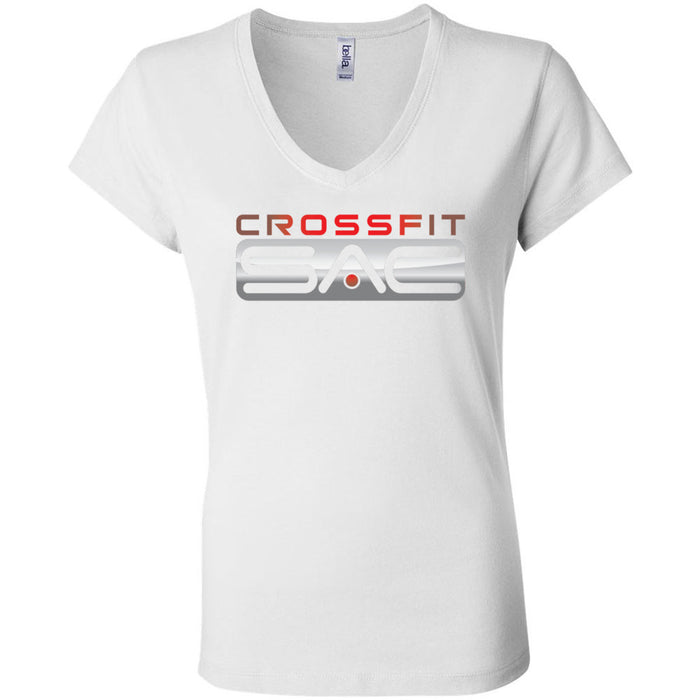 CrossFit SAC - 100 - Standard - Women's V-Neck T-Shirt