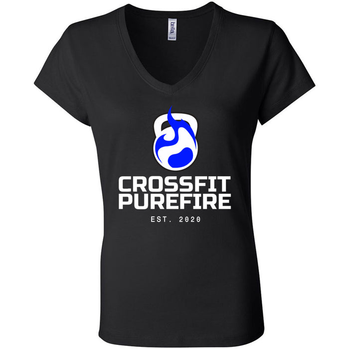 CrossFit Purefire - 100 - Standard - Women's V-Neck T-Shirt