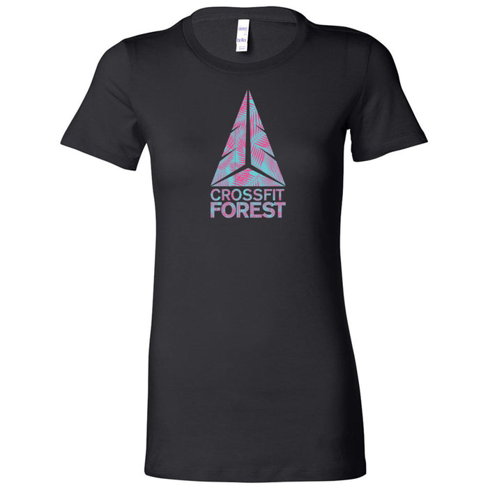 CrossFit Forest - 100 - Palms Pink - Women's T-Shirt