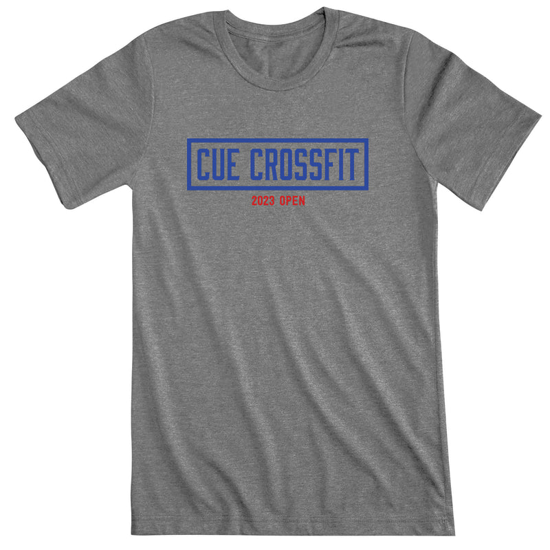 Cue CrossFit - Open 2023 (Blue) - Men's T-Shirt