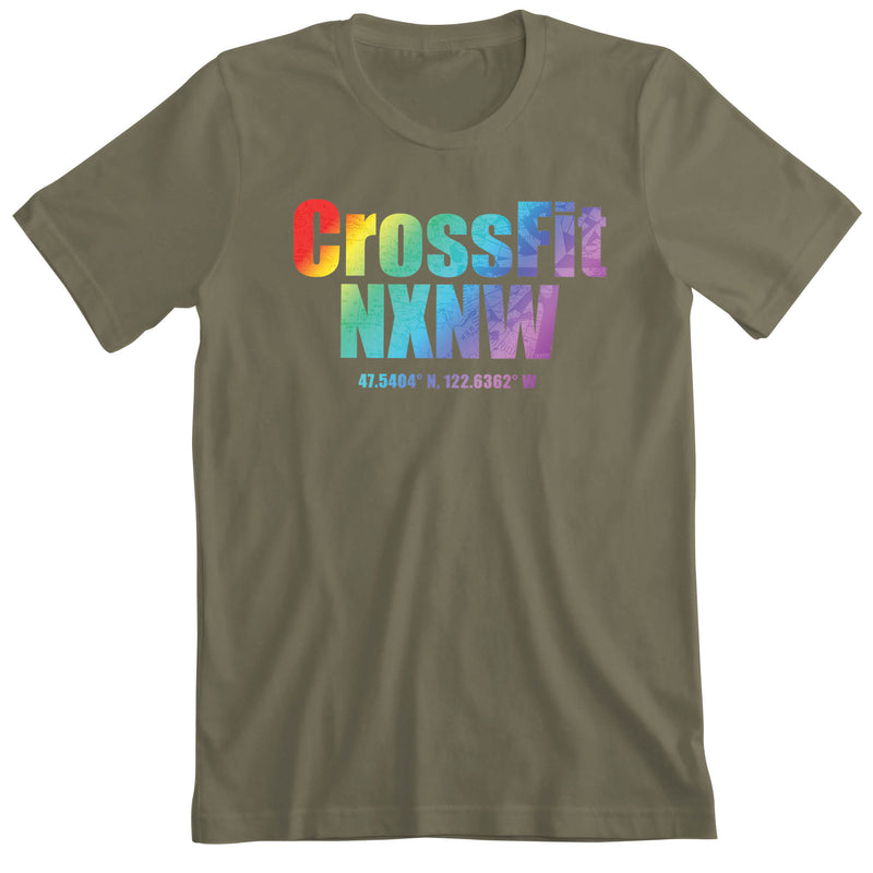 CrossFit NXNW Rainbow - Men's T-Shirt