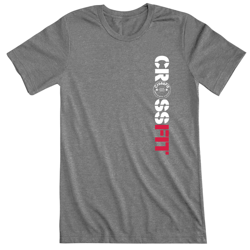 CrossFit Prescott Valley - 100 - Vertical - Men's T-Shirt