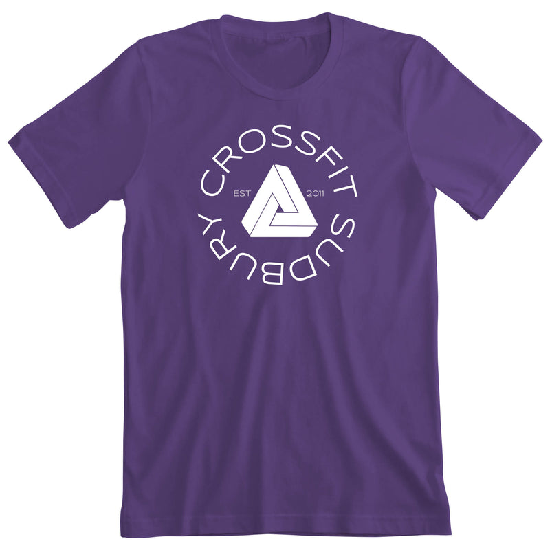 CrossFit Sudbury - 100 - Round - Men's T-Shirt