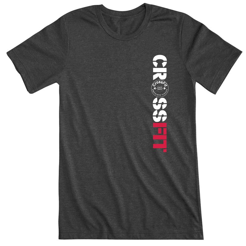 CrossFit Prescott Valley - 100 - Vertical - Men's T-Shirt