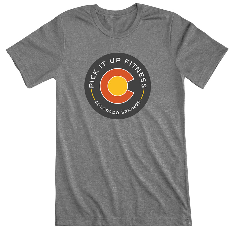 Pick It Up Fitness - 100 - Round - Men's T-Shirt