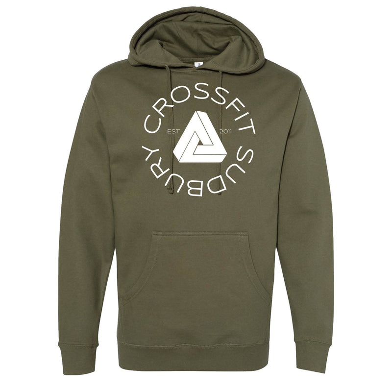 CrossFit Sudbury - 100 - Round - Men's Hoodie