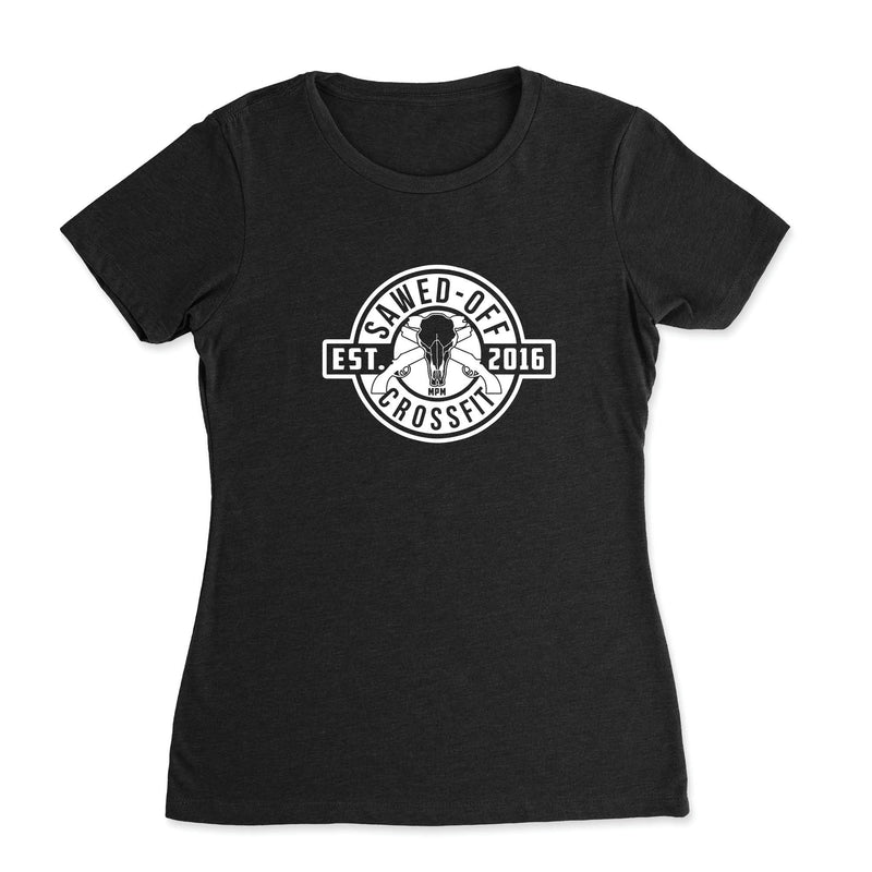 Sawed-Off CrossFit - One Color - Womens - T-Shirt