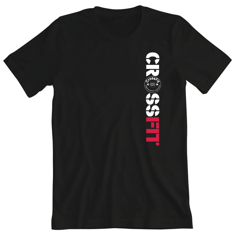 CrossFit Prescott Valley - 100 - Vertical - Men's T-Shirt