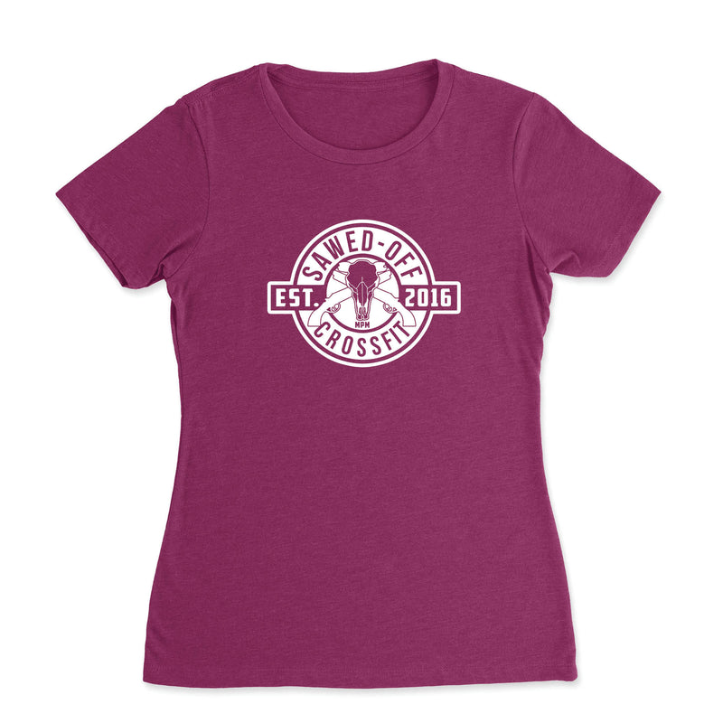 Sawed-Off CrossFit - One Color - Womens - T-Shirt