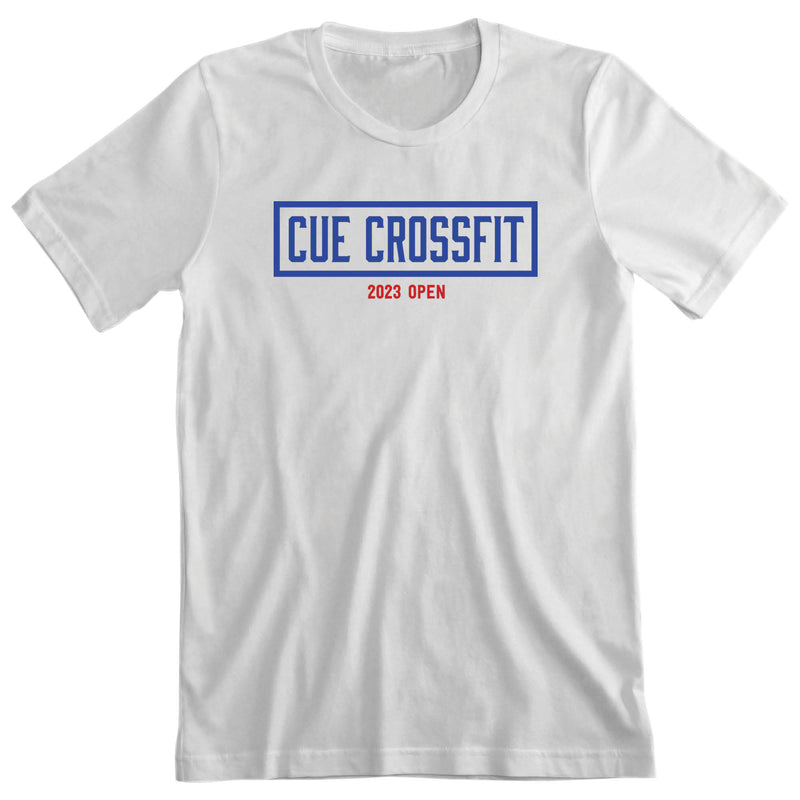 Cue CrossFit - Open 2023 (Blue) - Men's T-Shirt