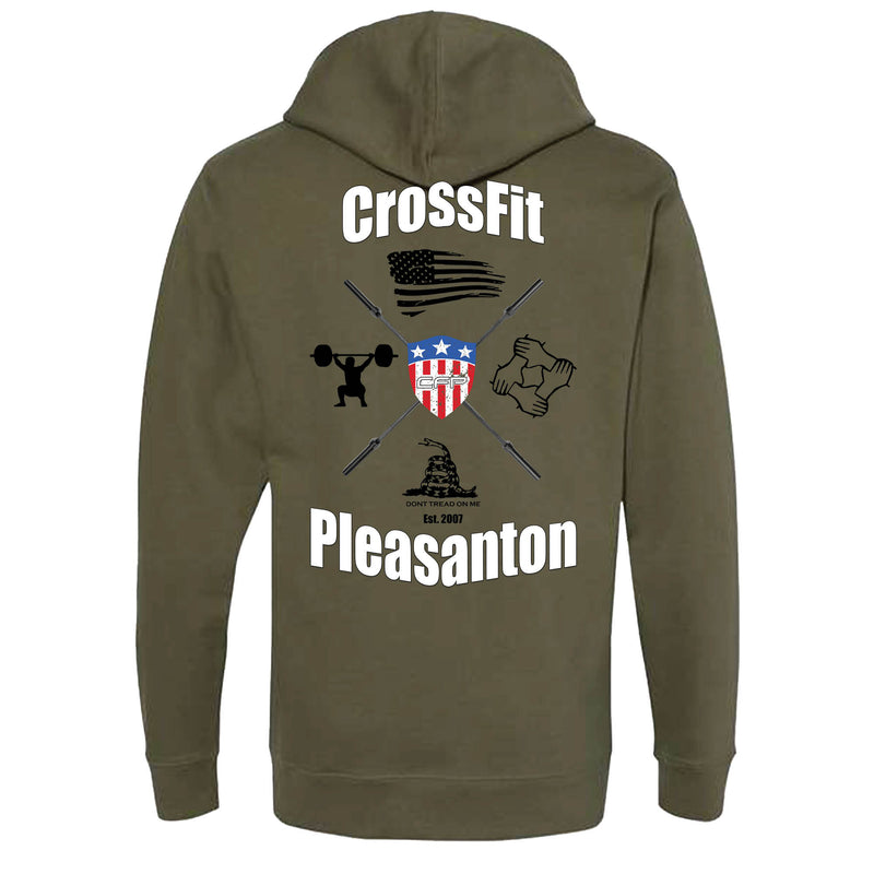 CrossFit Pleasanton - 201 - Barbell - Men's Hoodie