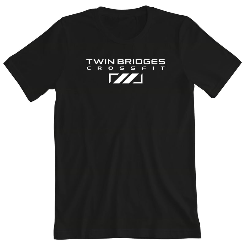 Twin Bridges CrossFit - 200 - Stacked - Men's T-Shirt