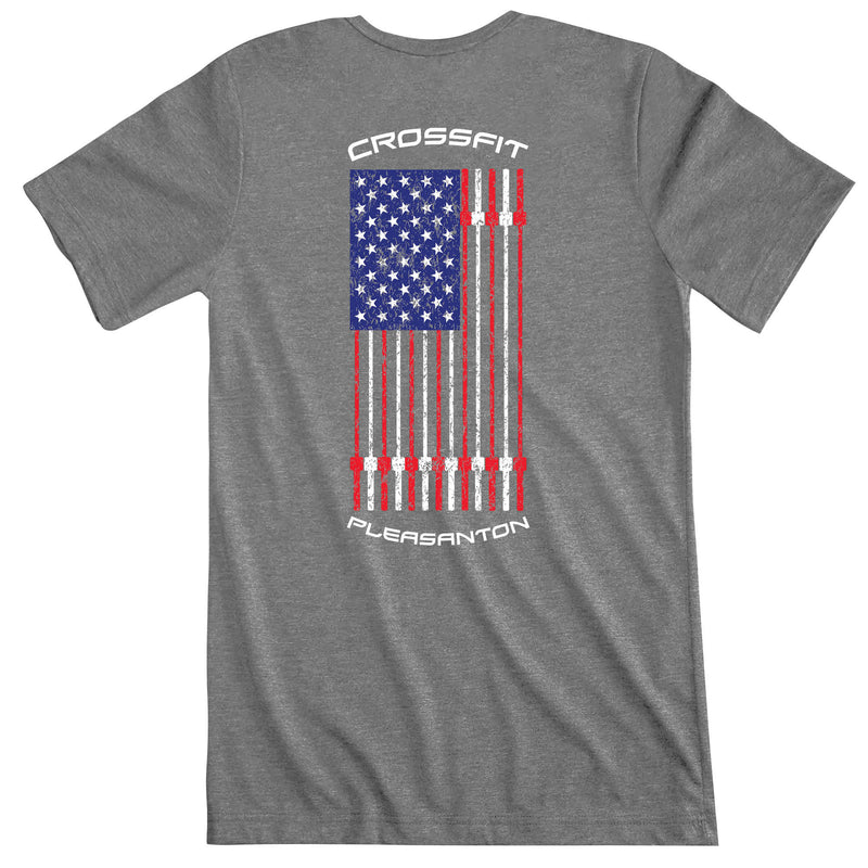 CrossFit Pleasanton - 200 - Flag - Men's T-Shirt