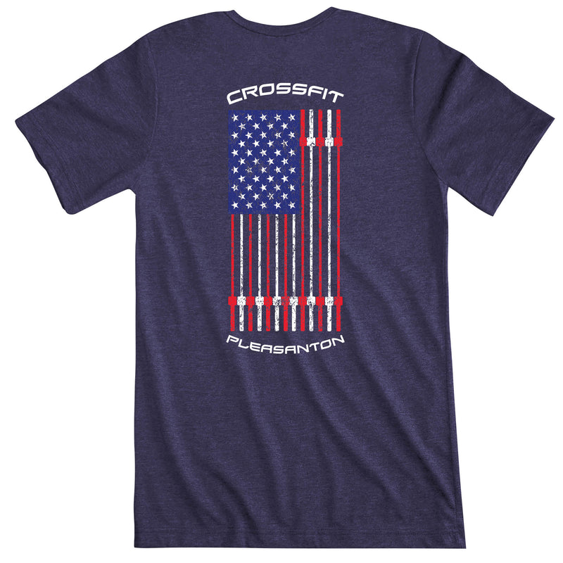 CrossFit Pleasanton - 200 - Flag - Men's T-Shirt