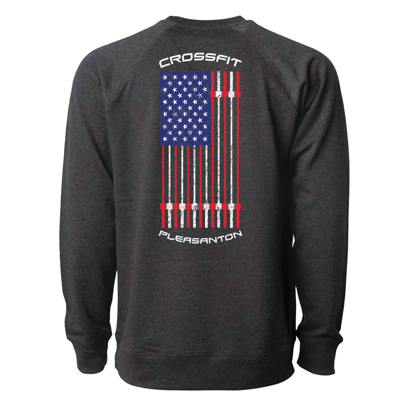 CrossFit Pleasanton - 201 - Flag - Men's Sweatshirt