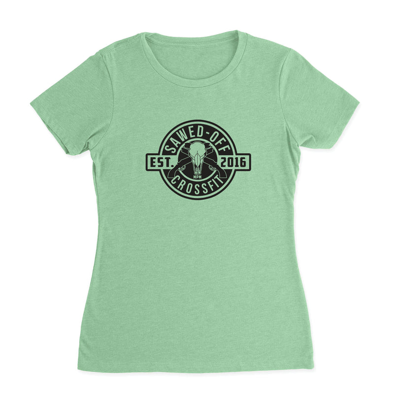 Sawed-Off CrossFit - One Color - Womens - T-Shirt
