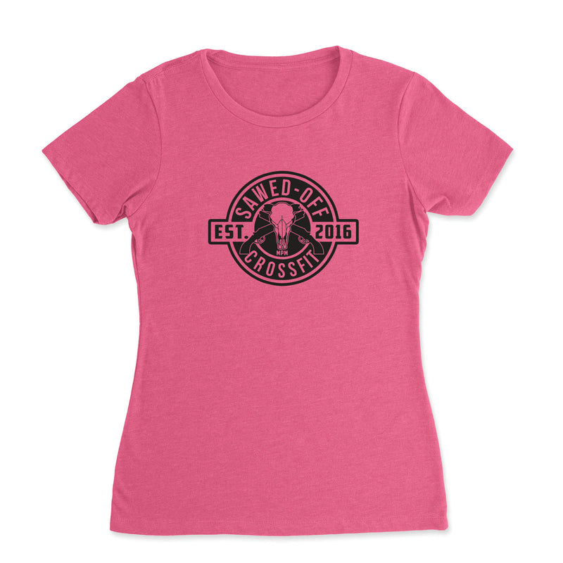 Sawed-Off CrossFit - One Color - Womens - T-Shirt