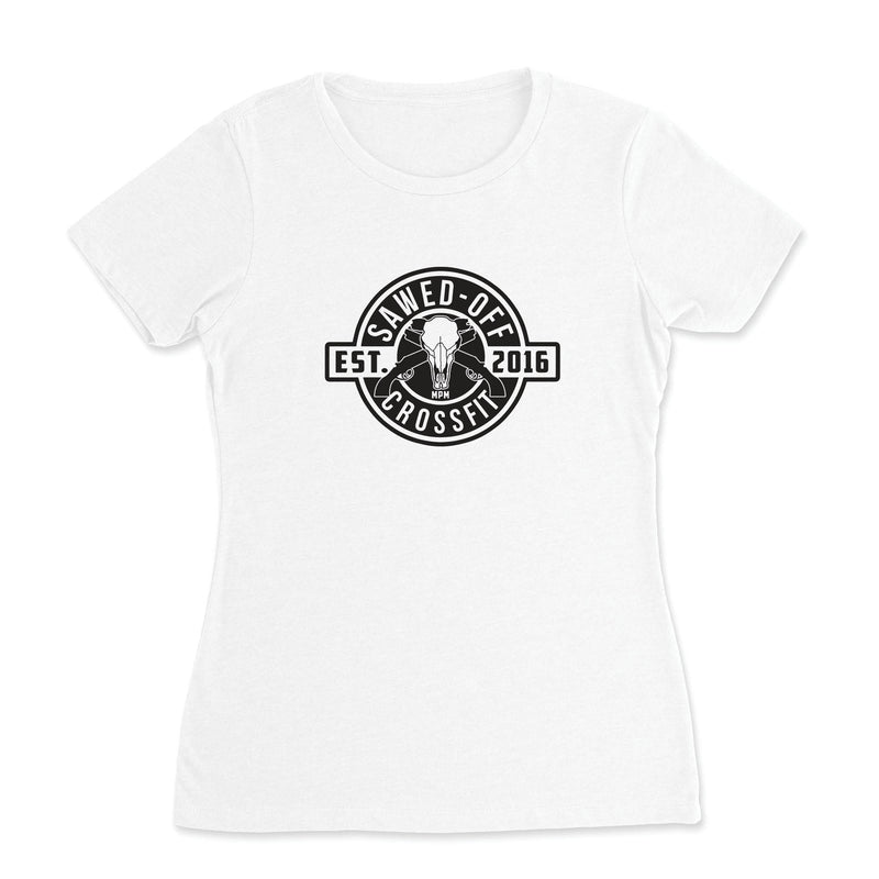 Sawed-Off CrossFit - One Color - Womens - T-Shirt
