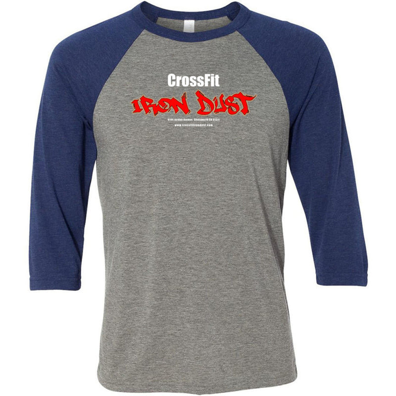 CrossFit Iron Dust - 100 - Standard - Men's Baseball T-Shirt