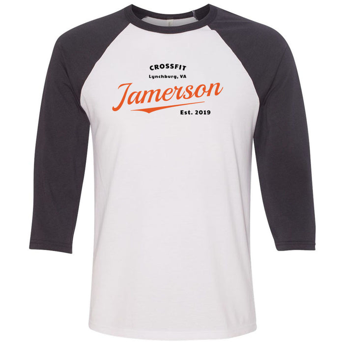 Jamerson CrossFit - 100 - Insignia 2 - Men's Baseball T-Shirt