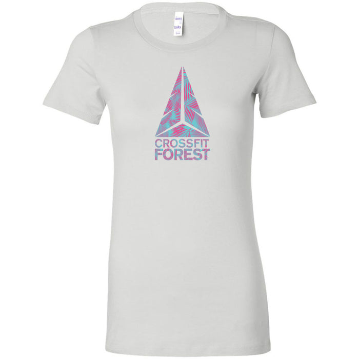CrossFit Forest - 100 - Palms Pink - Women's T-Shirt