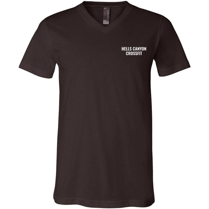 Hells Canyon CrossFit - 200 - One Color - Men's V-Neck T-Shirt